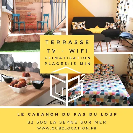 Le Cabanon Du Pas Du Loup - Climatise Rdc - Proche Apartment La Seyne-sur-Mer